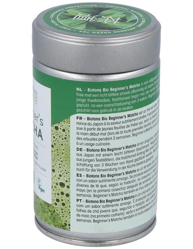 Begginers Matcha Eco 80Gr. de Biotona
