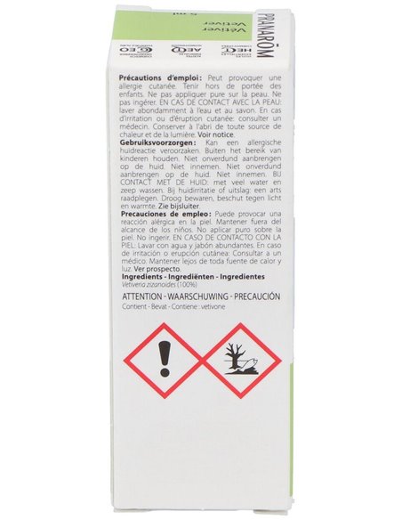 Vetiver Aceite Esencial 5Ml. de Pranarom Aceites