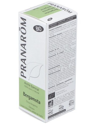 Bergamota Cascara Aceite Esencial Bio 10Ml. de Pranarom Aceites