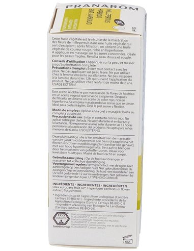 Hiperico Aceite Vegetal Bio 50Ml. de Pranarom Aceites