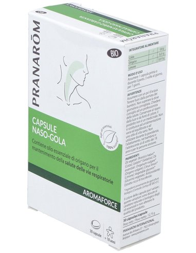 Aromaforce Nariz-Garganta 30Cap. Bio de Pranarom P.Acabado