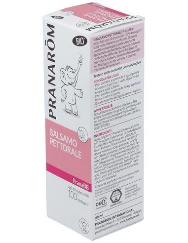 Pranabb Balsamo Pectoral Respiracion Facil 40Gr de Pranarom P.Acabado