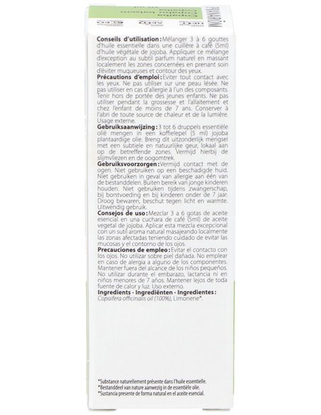 Copaiba Oleoresina 10 Ml de Pranarom