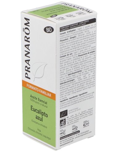 Eucalipto Azul Hoja Aceite Esencial Bio 30Ml. de Pranarom Aceites