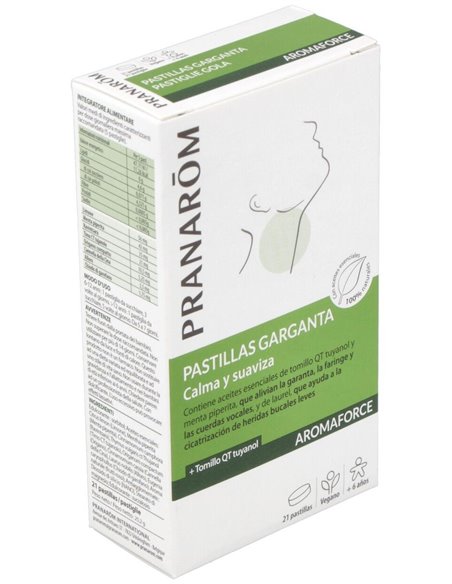 Aromaforce Pastillas Para La Garganta 21Comp. de Pranarom P.Acabado