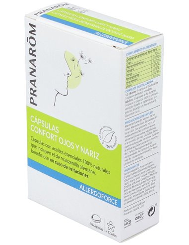 Allergoforce Confort Ojos-Nariz 30Cap. de Pranarom P.Acabado