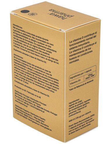 Hawa Vitamina D3 4000Ui 60Cap. de Hawa Pharma