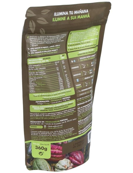 Despertar De Buda Cacao Crudo 360Gr. Bio de Iswari