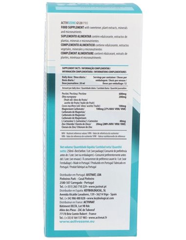 Activozone G120 Pro 250Ml. de Activozone