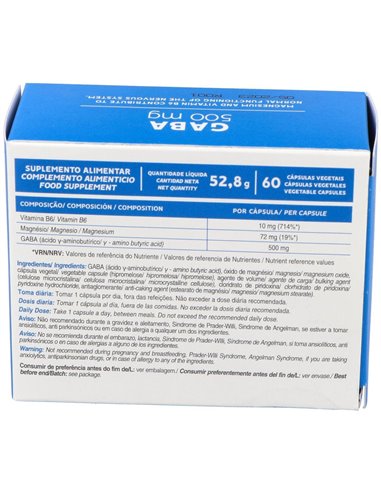 Gaba 60Cap. de Gold Nutrition