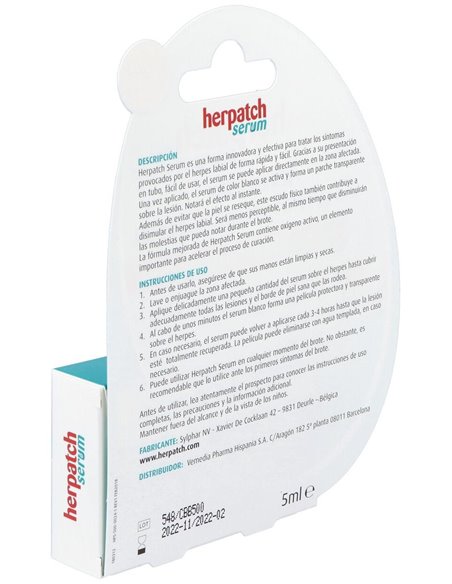 Herpatch Serum 5Ml. + Prevent Labial 4,8Gr. de Herpatch