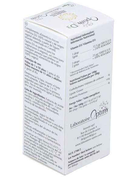 Optim D3 20Ml. de Optim Laboratoire