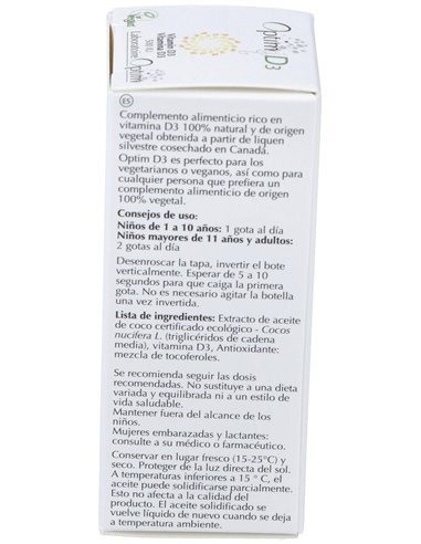 Optim D3 20Ml. de Optim Laboratoire