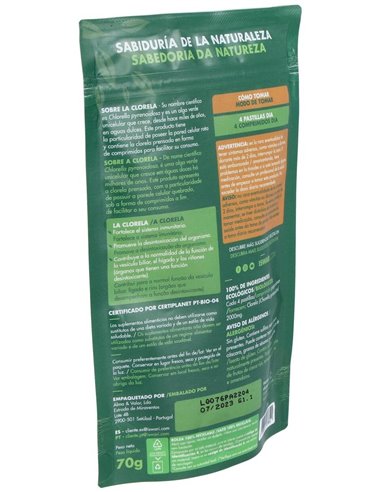 Clorela Comprimidos Bio 70 Gr 140 Tabletas de Iswari