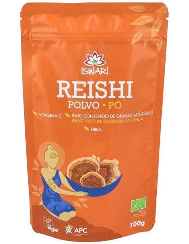 Setas Reishi Bio 100G  100G de Iswari