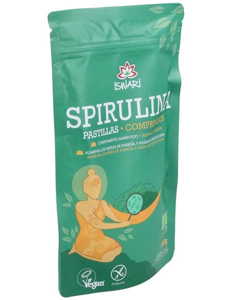 Spirulina Comprimidos Bio 100G Es 100G de Iswari