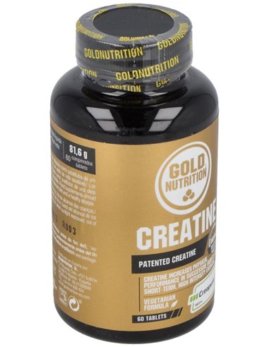 Creatina 1000Mg. 60Comp. de Gold Nutrition