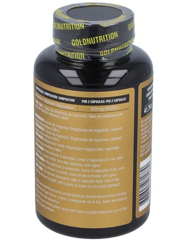 Magnesio 600Mg. 60Cap. de Gold Nutrition