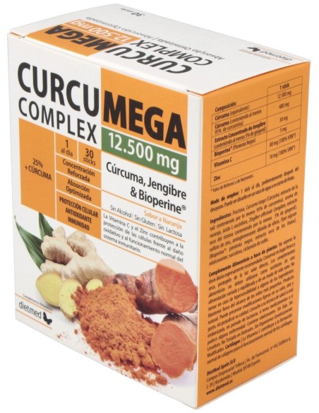 Curcumega Complex 30Sticks de Dietmed