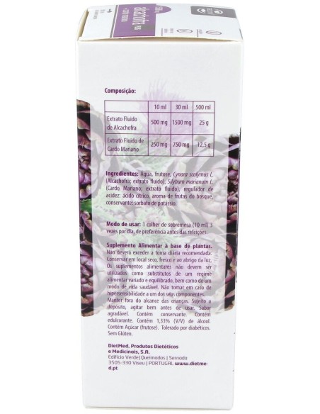 Alcachofa + Cardo Mariano Plus 500Ml. de Dietmed