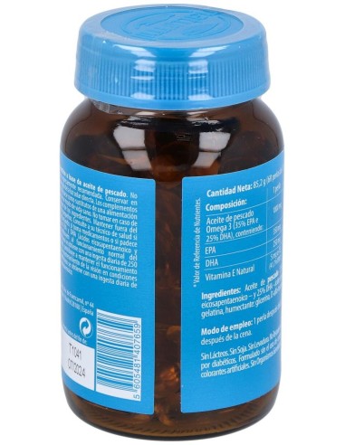 Aceite De Pescado Omega 3 1000Mg. 35/25 60Perlas de Dietmed