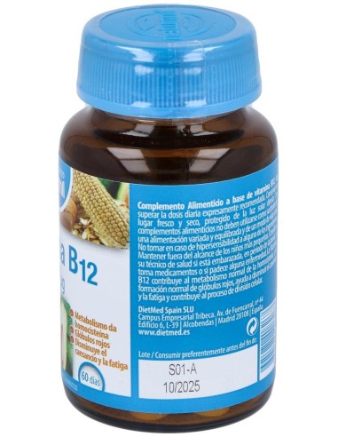 Vitamina B12 2500µg 60Comp. de Dietmed