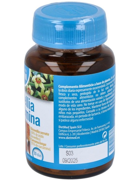 Boswelia 400Mg.+Curcumina 90Comp. de Dietmed