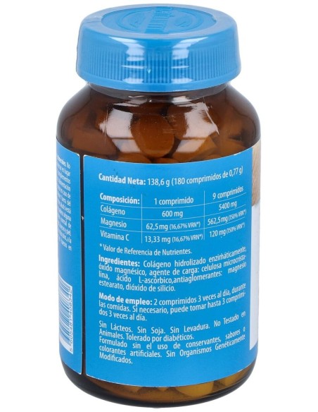 Colageno 600Mg. 180Comp. de Dietmed