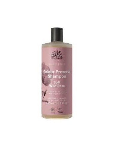 Soft Wild Rose Champu Protector 500Ml. Eco Vegan de Urtekram