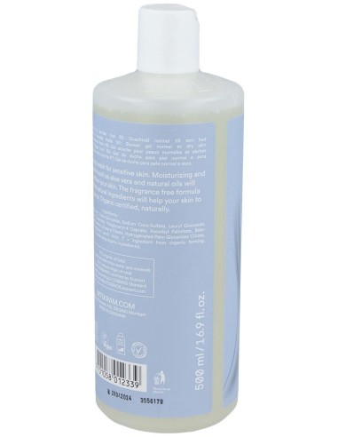Fragance Free Gel De Baño 500Ml. Eco Vegan de Urtekram