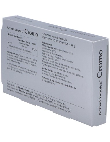 Activecomplex Cromo 100Mcg.60Comp. de Pharma Nord