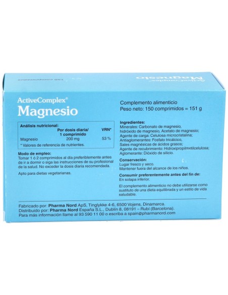 Activecomplex Magnesio 150Comp. de Pharma Nord