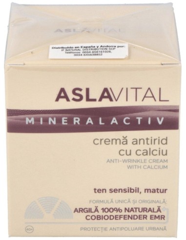 Crema Antiarrugas Con Calcio 50Ml. de Asla Vital (Dra. Ana Aslan)