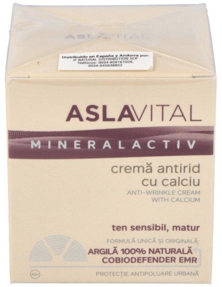 Crema Antiarrugas Con Calcio 50Ml. de Asla Vital (Dra. Ana Aslan)