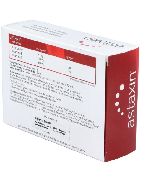 Astaxin 4Mg. 60Cap. de Vbyotics