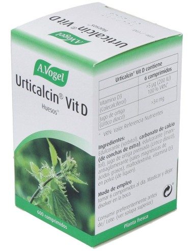 Urticalcin Vit.D Comp. 600  de A.Vogel