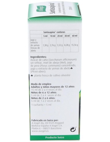 Santasapina 200Ml. de A.Vogel