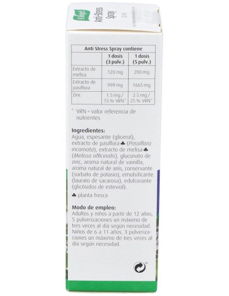 Spray Anti Stress Ml 20  de A.Vogel