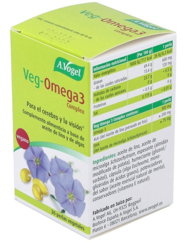 Veg-Omega 3 Complex 30Cap. de A.Vogel