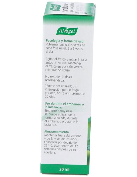 Sinuforce Spray Nasal 20Ml. de A.Vogel