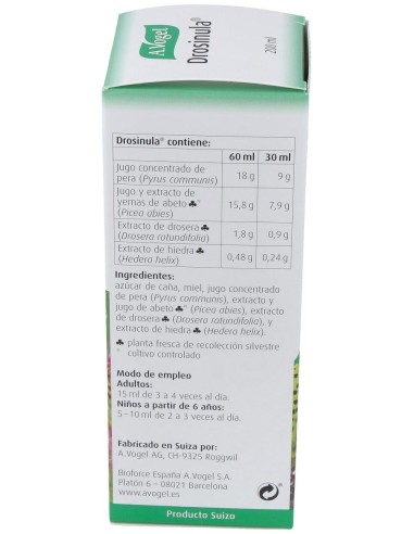 Drosinula 200Ml. de A.Vogel