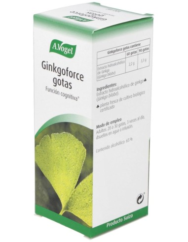 Ginkgoforce (Geriaforce) 100Ml. de A.Vogel