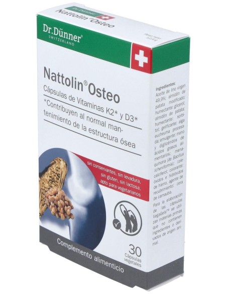 Nattolin Osteo 30Cap. Dr.Dunner de Salus