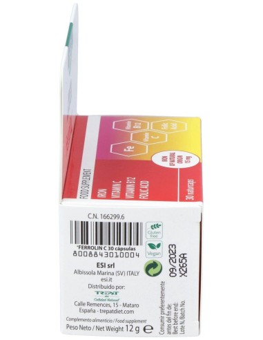 Ferrolin C 30Cap. de Trepatdiet-Esi