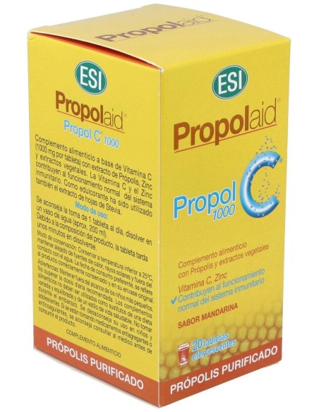 Propolaid Propol C 1000Mg. 20Comp.Eferv. de Trepatdiet-Esi