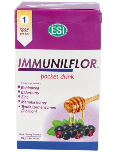 Immunilflor Pocket Drink 16Sbrs. de Trepatdiet-Esi