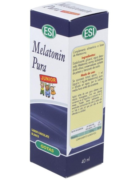 Melatonin Junior 1Mg. Sabor Chocolate Blanco 40Ml. de Trepatdiet-Esi