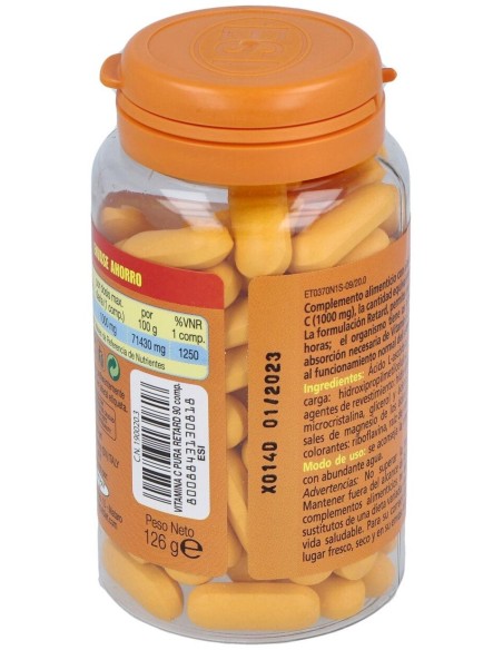 Vitamina C Pura 1000Mg. Retard 90Comp. de Trepatdiet-Esi