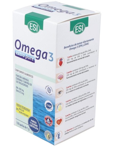 Omega 3 Extra 120Perlas de Trepatdiet-Esi