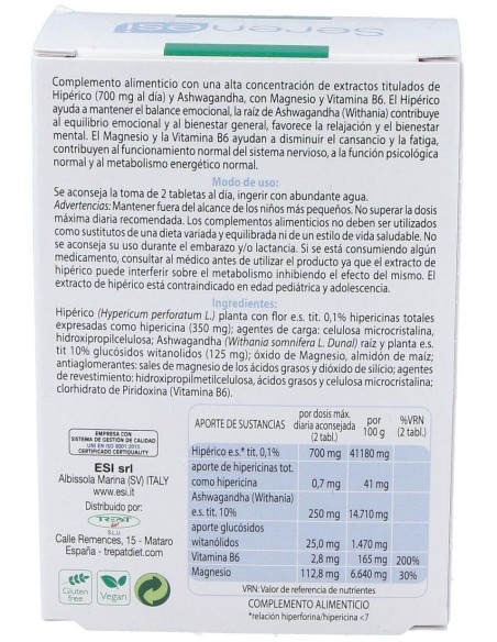 Serenesi Forte 60Comp. de Trepatdiet-Esi